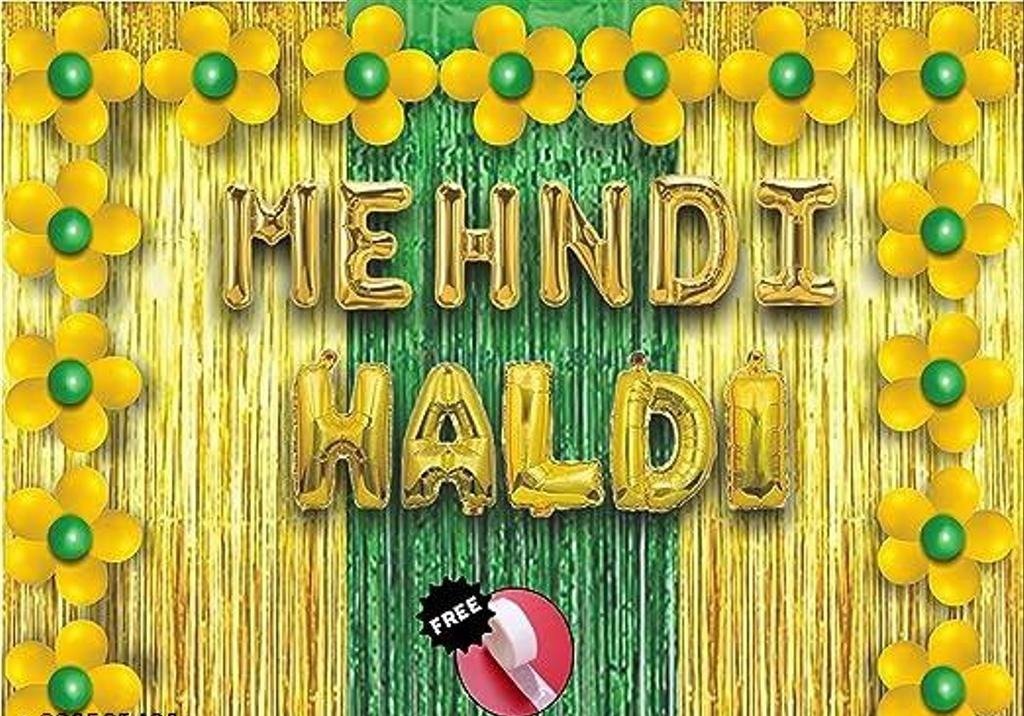 Haldi & Mehandi Decoration Celebration set 
